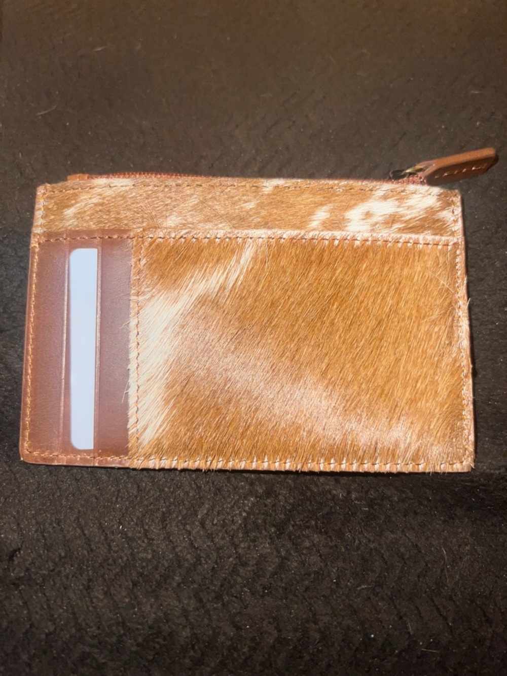 Haircalf Card Holder Wallet in Light Brown